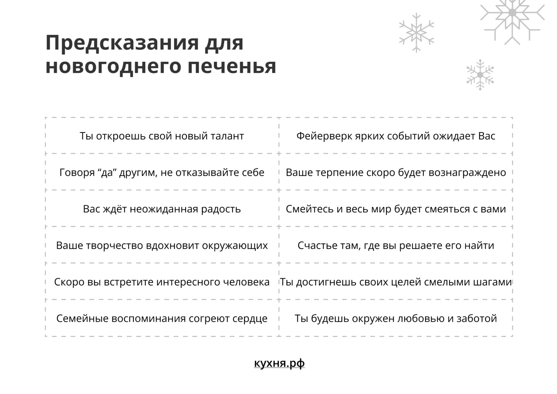 Как приготовить: печенье с предсказаниями рецепт пошагово c фото и видео |  КУХНЯ